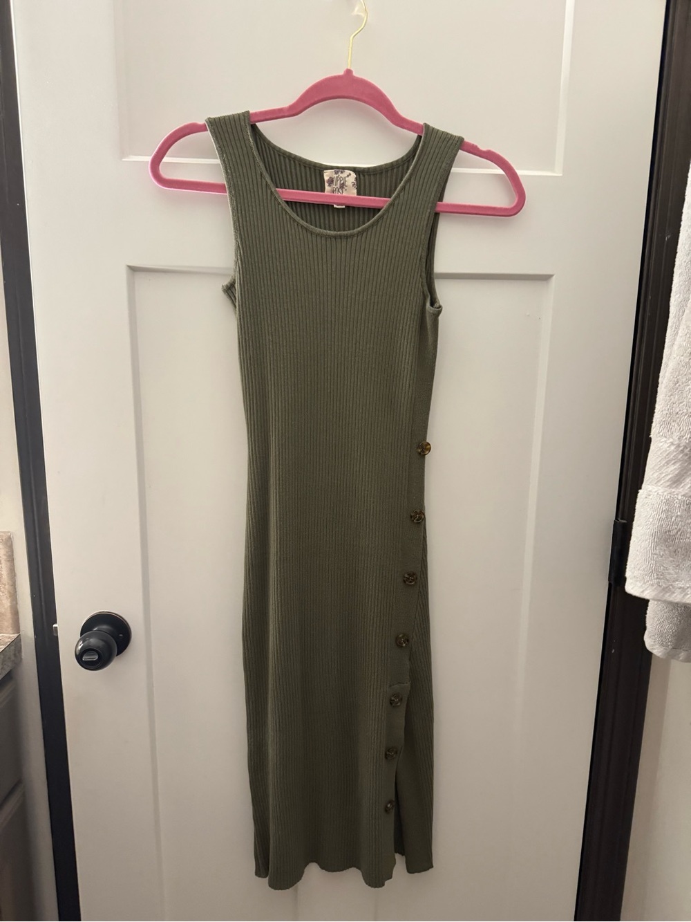 Fitted Green Maxi Dress